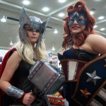 Lady Thor with Lady America #BCC2014